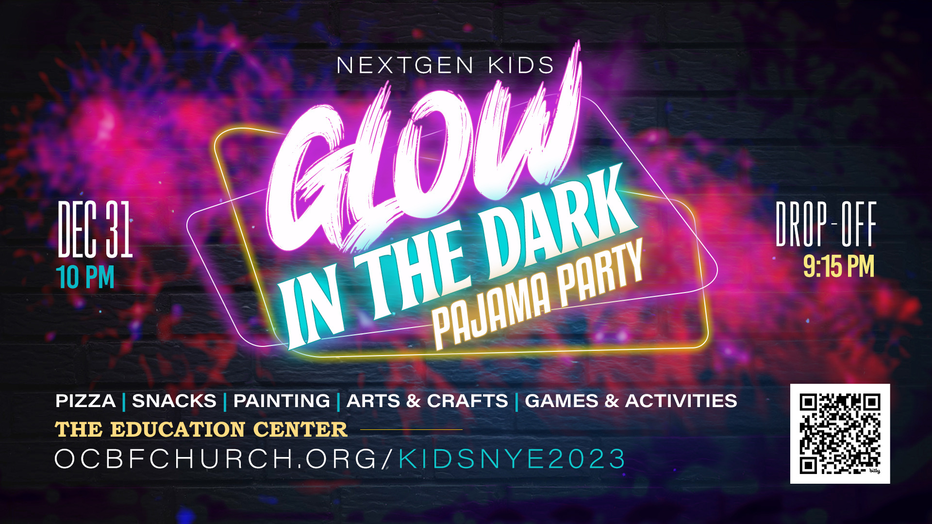 NextGen Kids New Years Eve party at OCBF